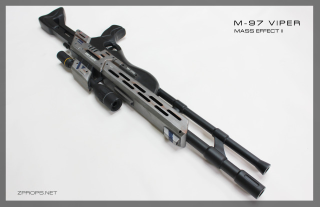 Illustration for article titled Human Hands Can Actually Touch This Mass Effect 2 Sniper Rifle